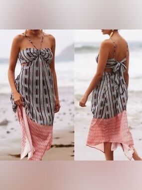 Anthropologie Bare Cutout Maxi Dress, Size 2X, NWT
